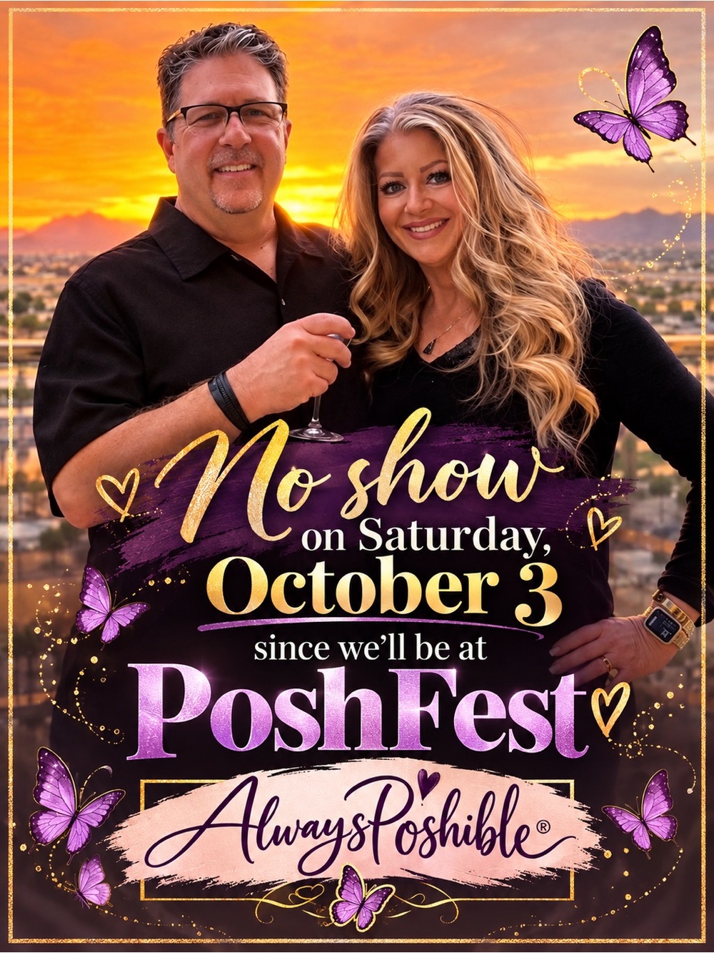 ๐
ฐ๏ธ๐ฅ๐ฐ๐๐ฒ๐ฌ๐
ฟ๏ธ๐จ๐ฌ๐ก๐ข๐๐ฅ๐ is at PoshFest ๐ - Picture 1 of 17